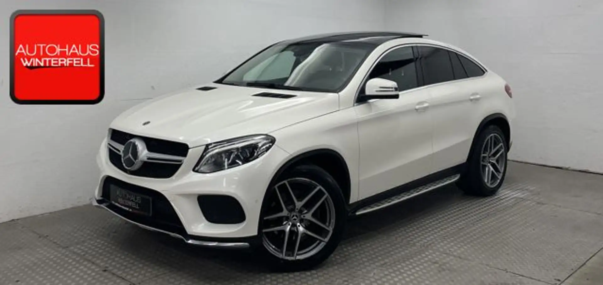 Mercedes-Benz GLE 350 d Coupe 4M AMG PANO+AHK+STANDHEIZUNG+360 Biały - 1