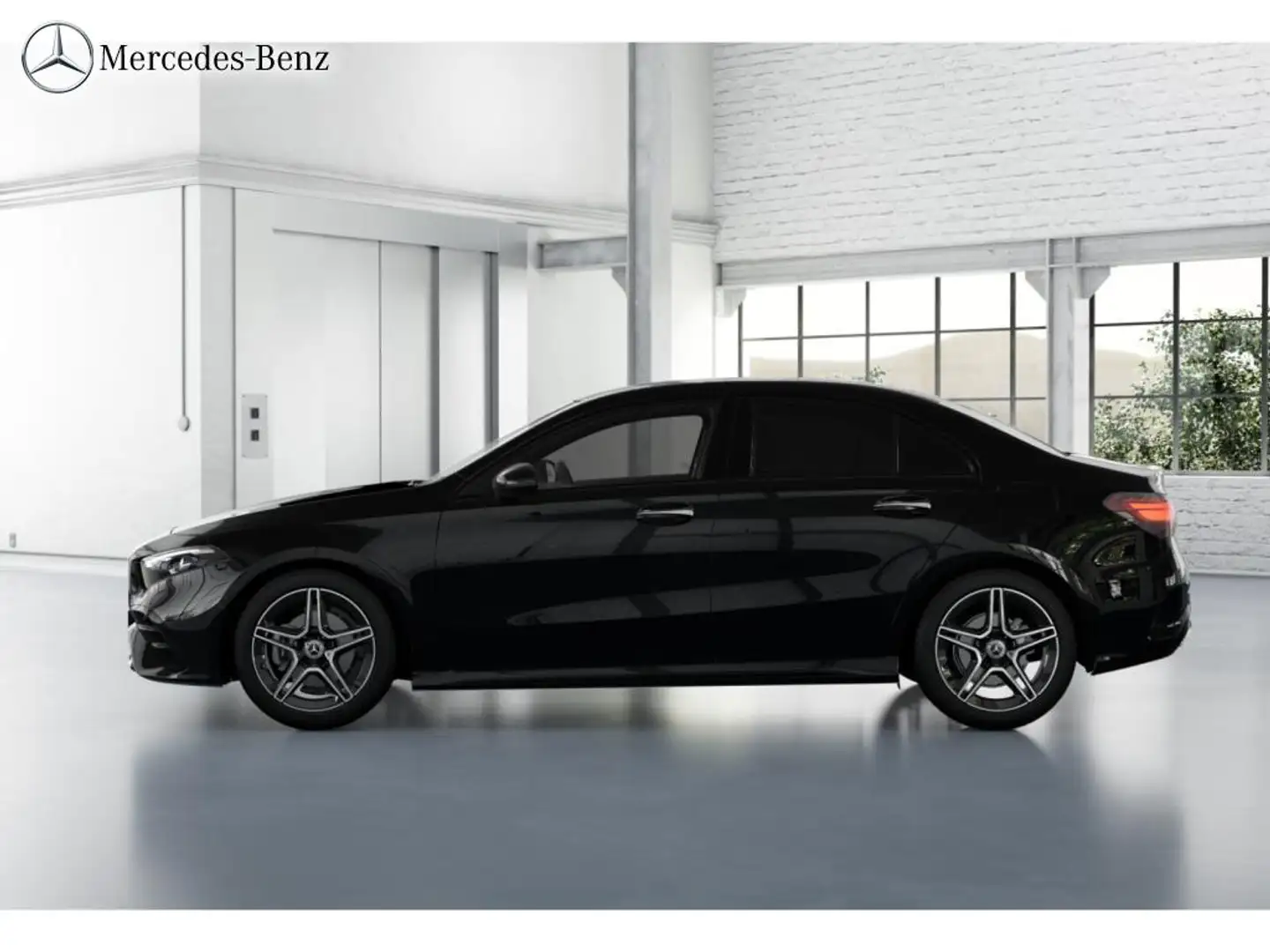 Mercedes-Benz A 180 d AMG MBUX+RüKam+M-LED+AHK+Distro+Smartph Schwarz - 2