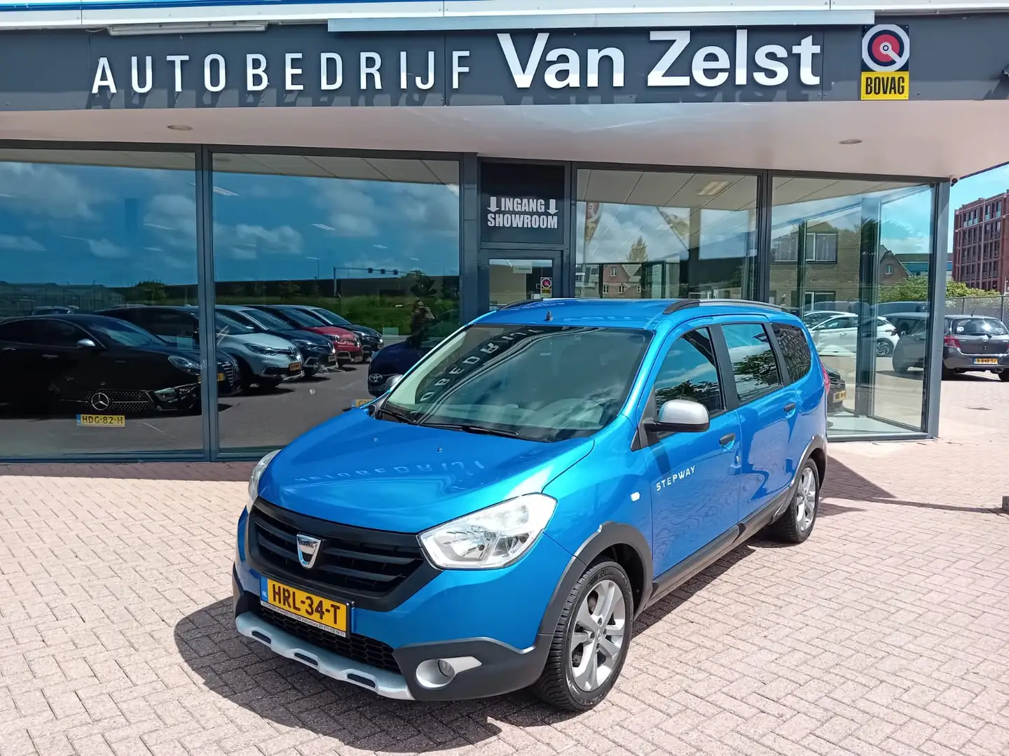 Dacia Lodgy 1.2 TCe Stepway 7p., Airco, Multimediasysteem, Cru Blu/Azzurro - 1