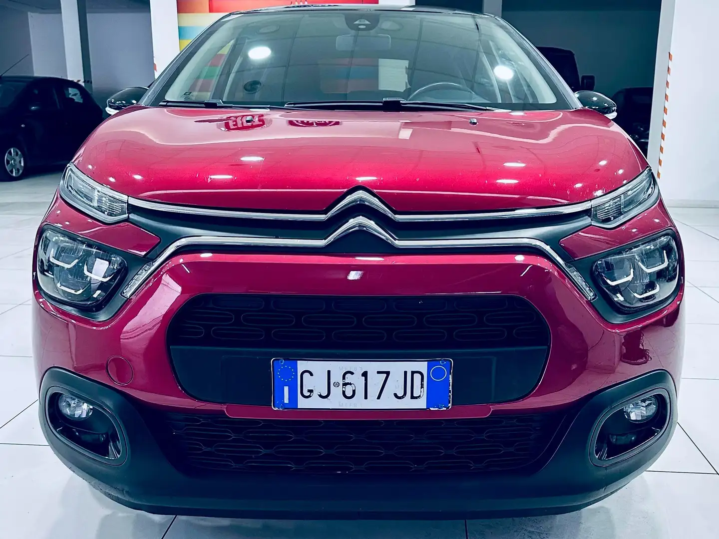 Citroen C3 C3 1.5 bluehdi Feel Pack 102CV RETROCAM, CARPLAY Rosso - 2