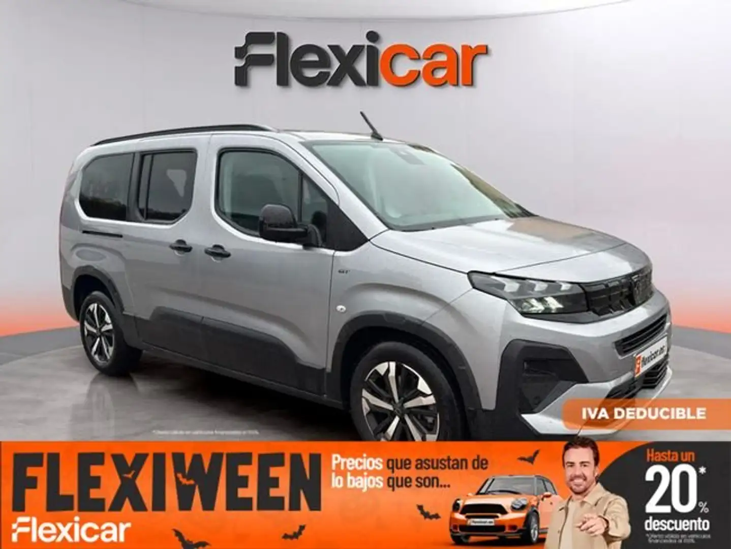 Peugeot Rifter GT BlueHDi 130 EAT8 Long Gris - 1