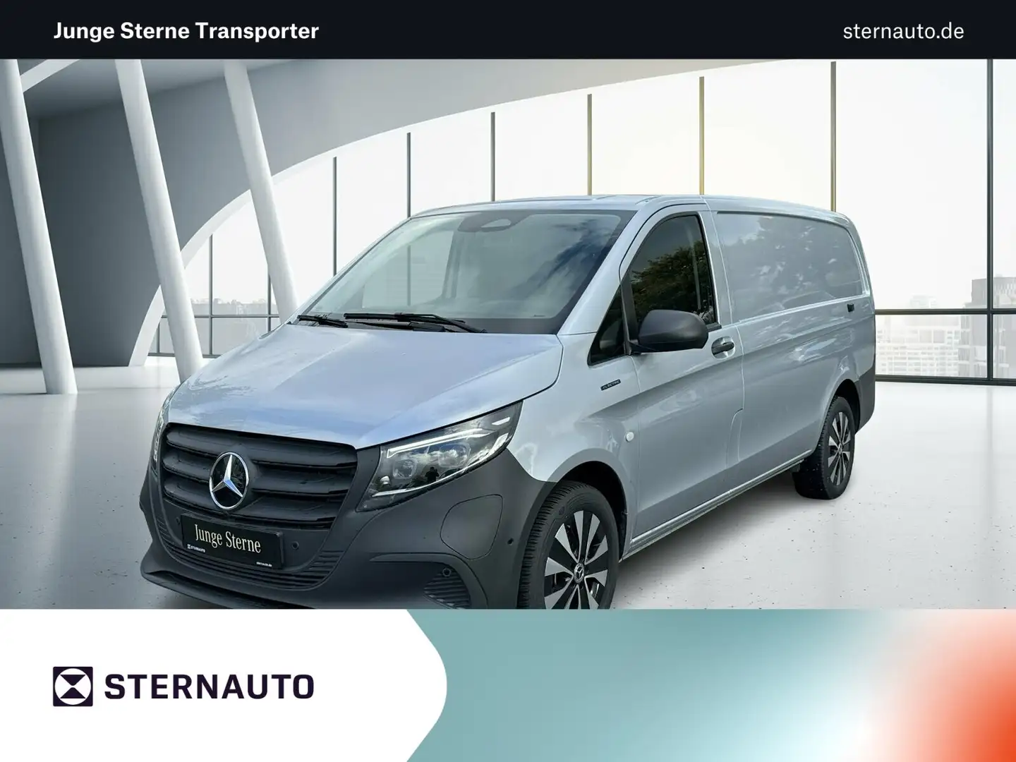 Mercedes-Benz Vito eVito 112 KA/L DISTR. Navi M-BEAM Klima Kamera Silber - 1