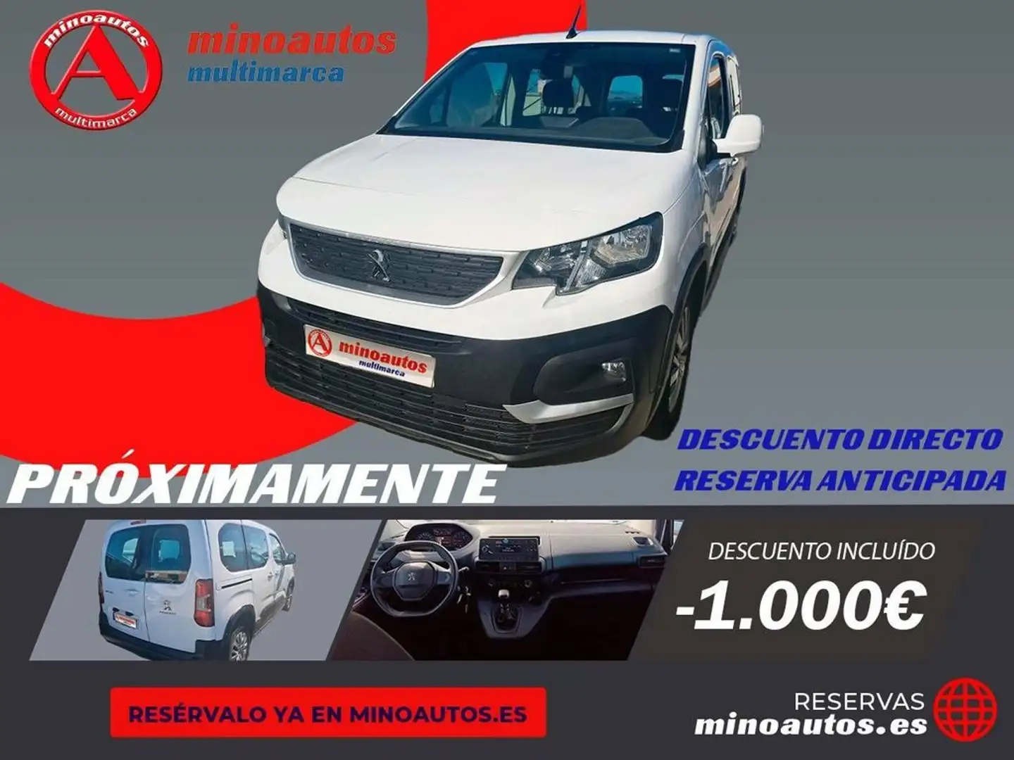 Peugeot Rifter 1.5 BLUEHDI 100 CV ACTIVE STANDARD Blanc - 1