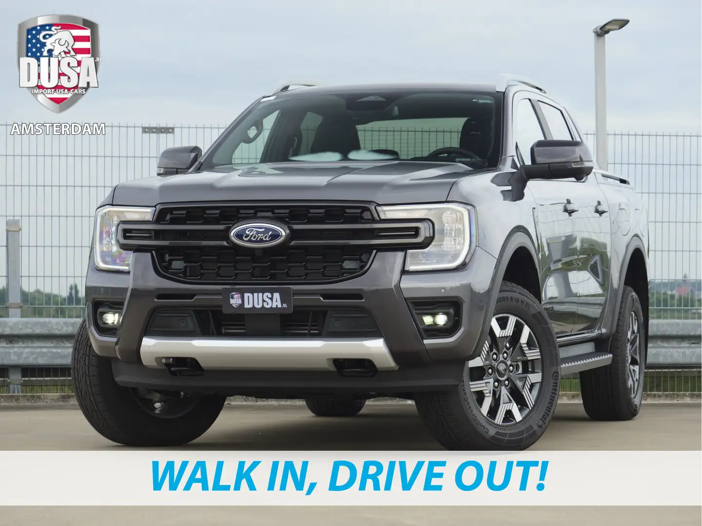 Ford Ranger Wildtrak | 2.3L | Double Cab | PHEV Cyber Orange | Grijs - 1