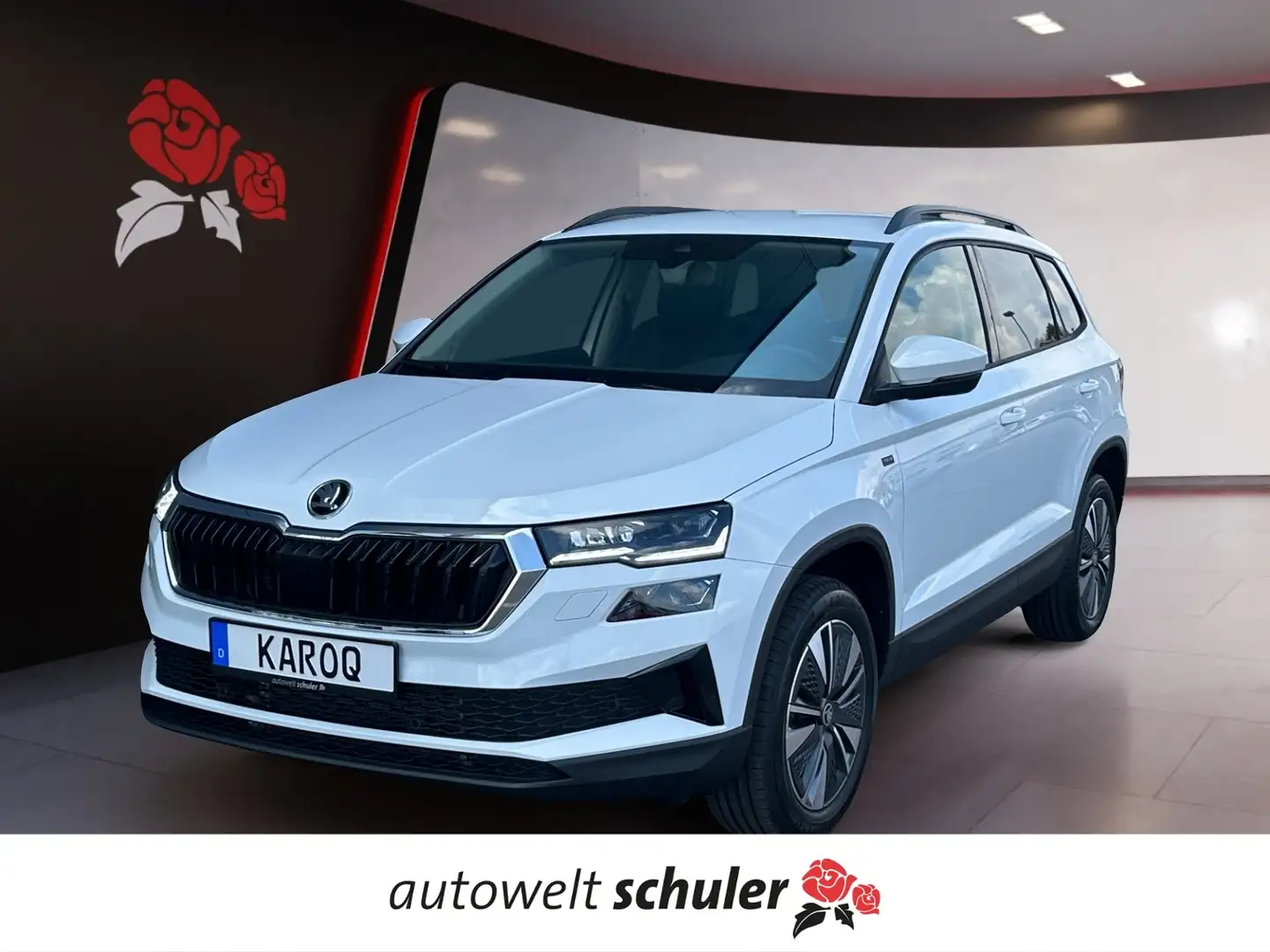 Skoda Karoq TOUR 1.5 TSI DSG NAVI LED AHK PDC Weiß - 1