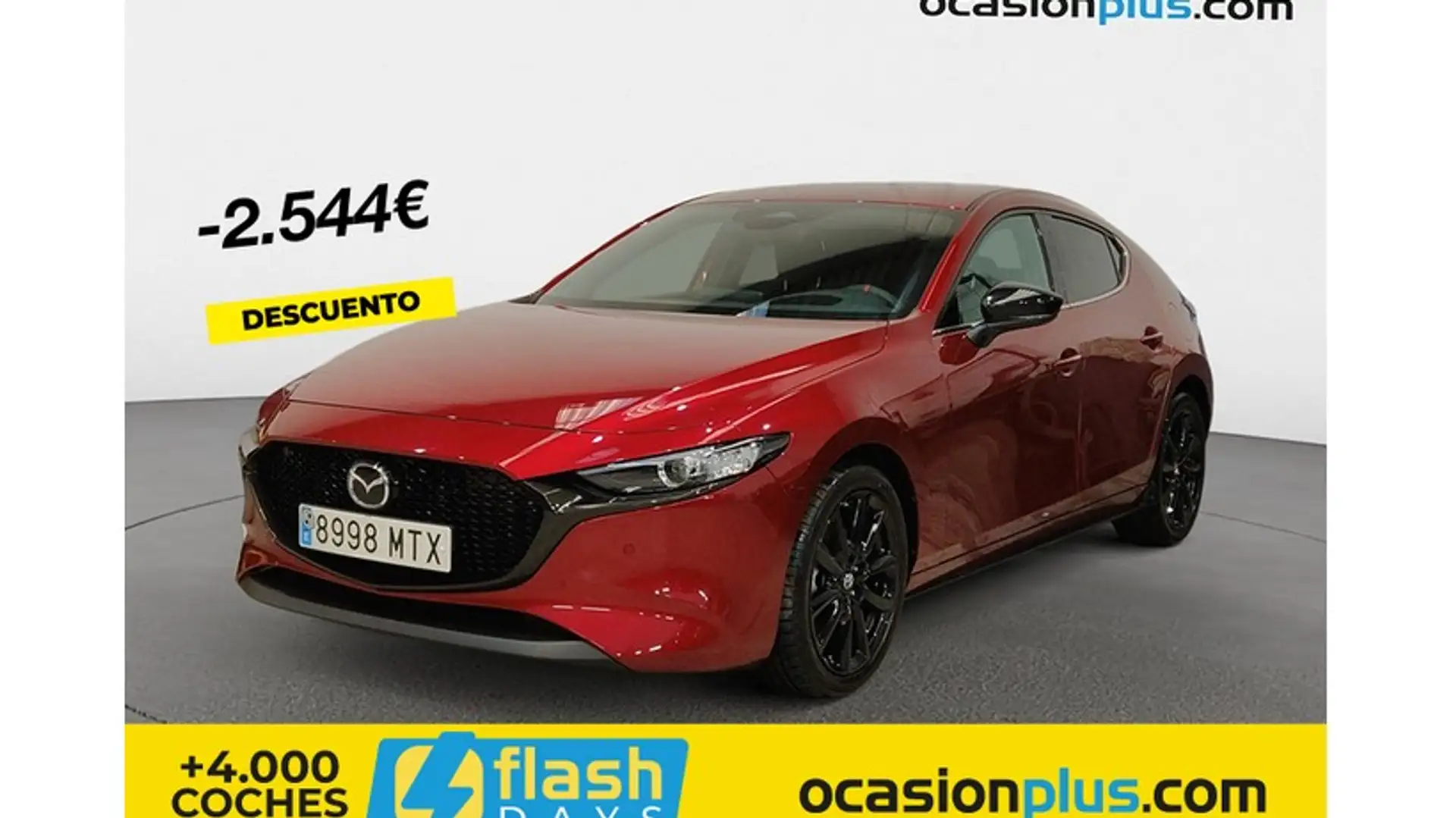 Mazda 3 2.0 e-Skyactiv-G Homura Aut. 90kW Rojo - 1