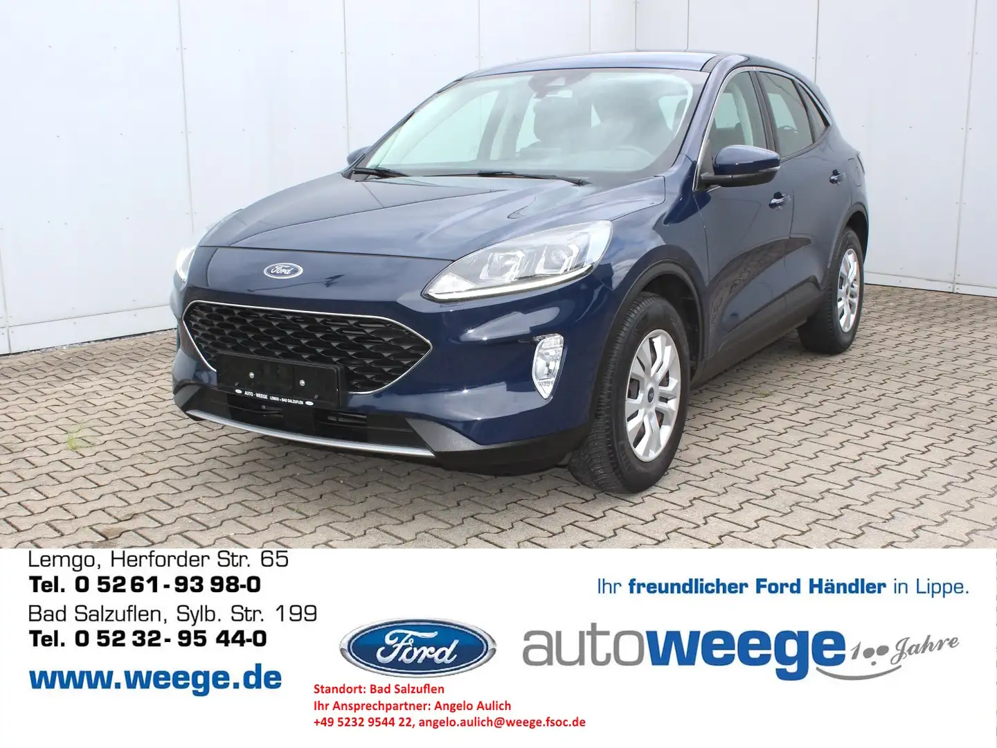 Ford Kuga Trend 1,5 EcoBoost Start/Stopp Blauw - 1