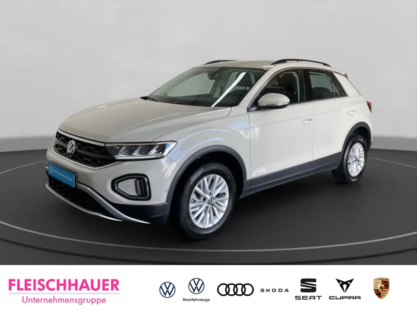 Volkswagen T-Roc 1.5 TSI Life AHK-abnehmbar Navi Digitales Cockpit Grau - 1