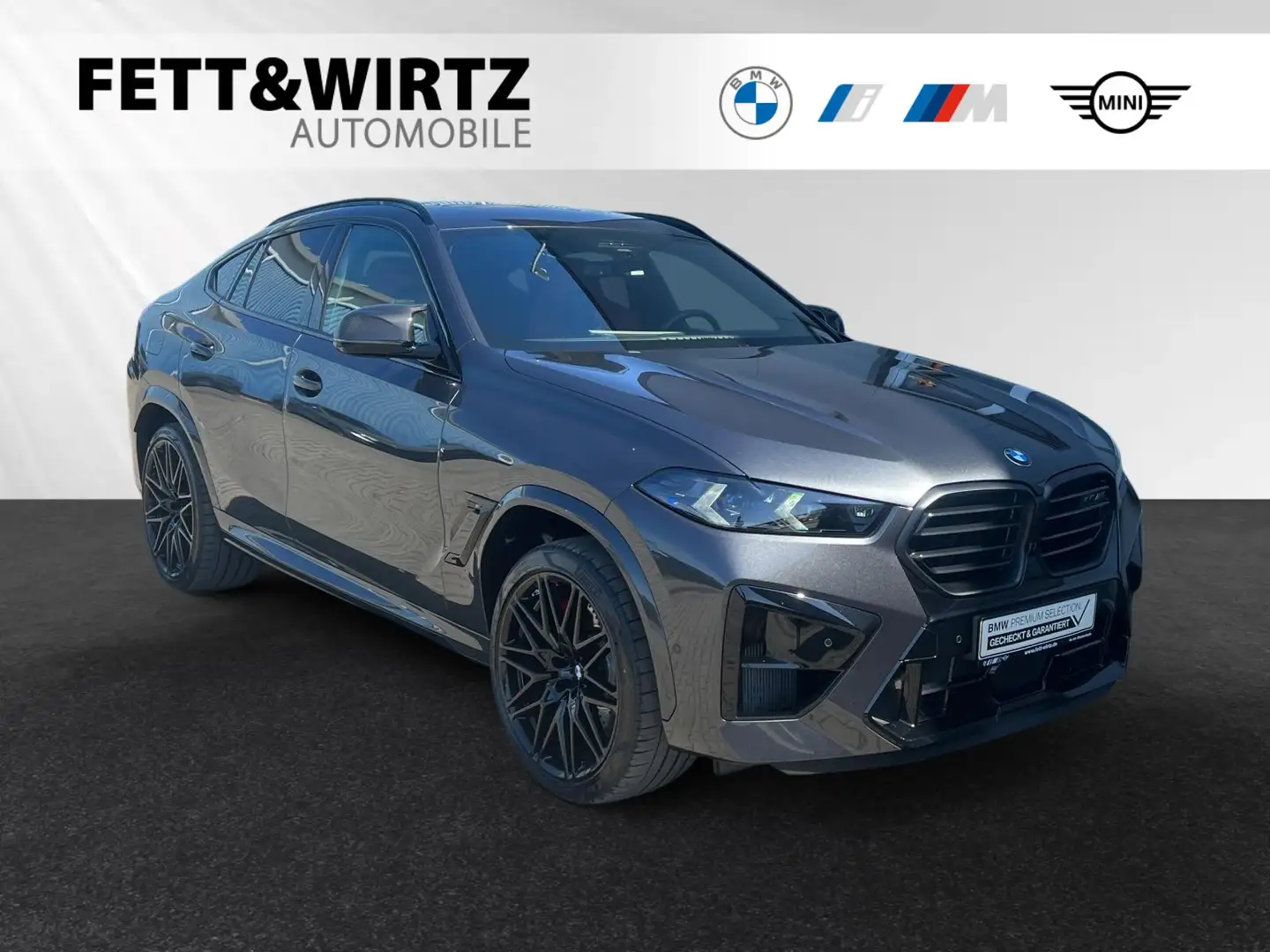 BMW X6 M Competition *Individual-Gunmetal II*|B&W Stříbrná - 1