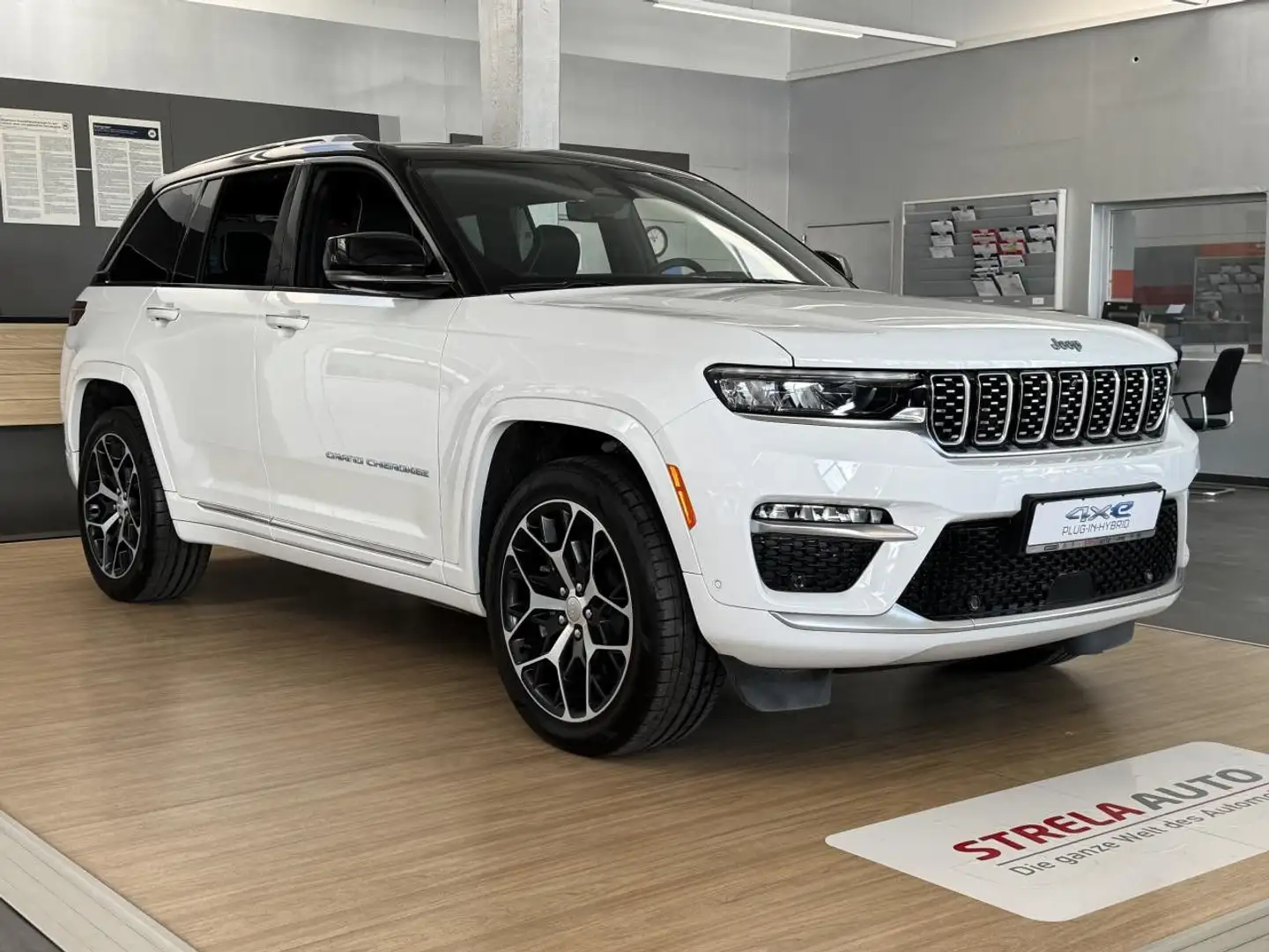 Jeep Grand Cherokee 2.0 4xe Plug-in Hybrid Summit Navi Blanc - 2