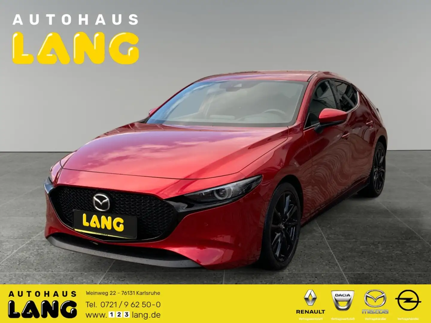 Mazda 3 SKYACTIV-X M-Hybrid EU6d Selection OPF AUTOMATIK D Rot - 1