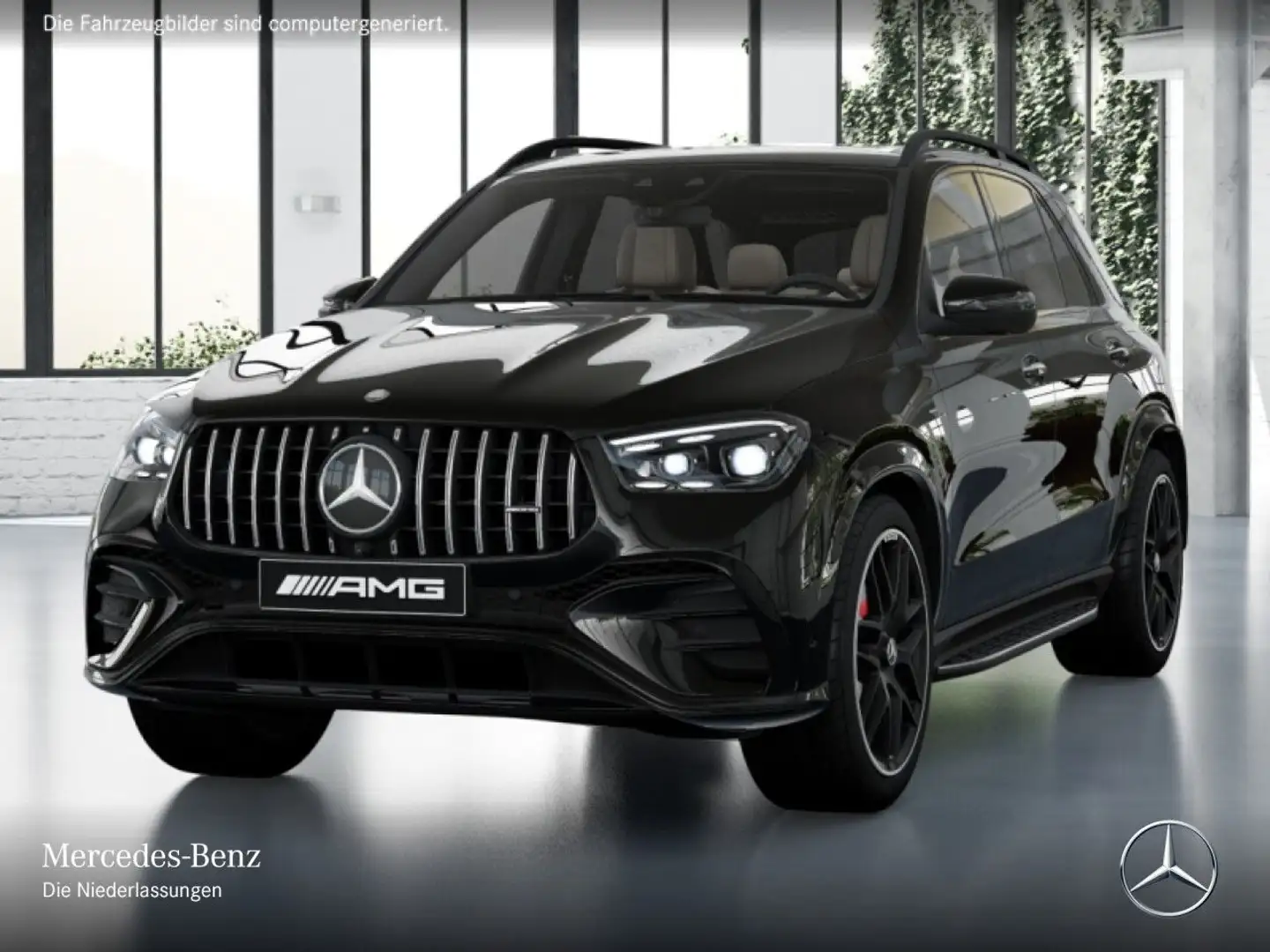 Mercedes-Benz GLE 53 AMG GLE 53 HYBRID 4M NIGHT+PANO+360+AHK+MULTIBEAM+HUD Schwarz - 2