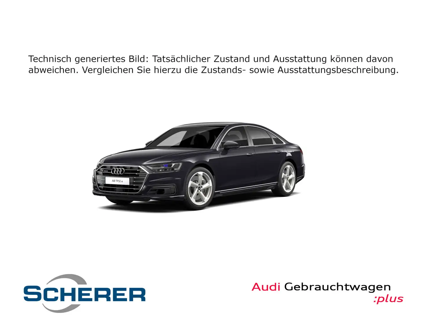 Audi A8 60 TFSIe quattro tiptronic LASER PANO B&O Schwarz - 1