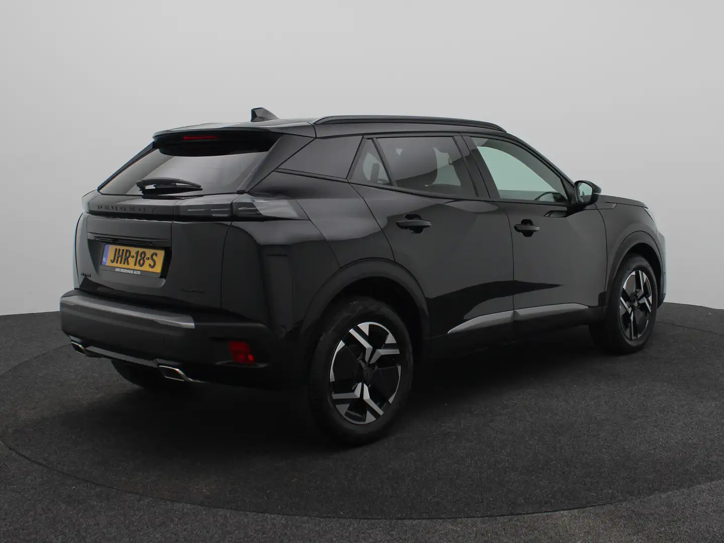 Peugeot 2008 1.2 Hybrid 145 Allure | Achterbank in delen neerkl Zwart - 2