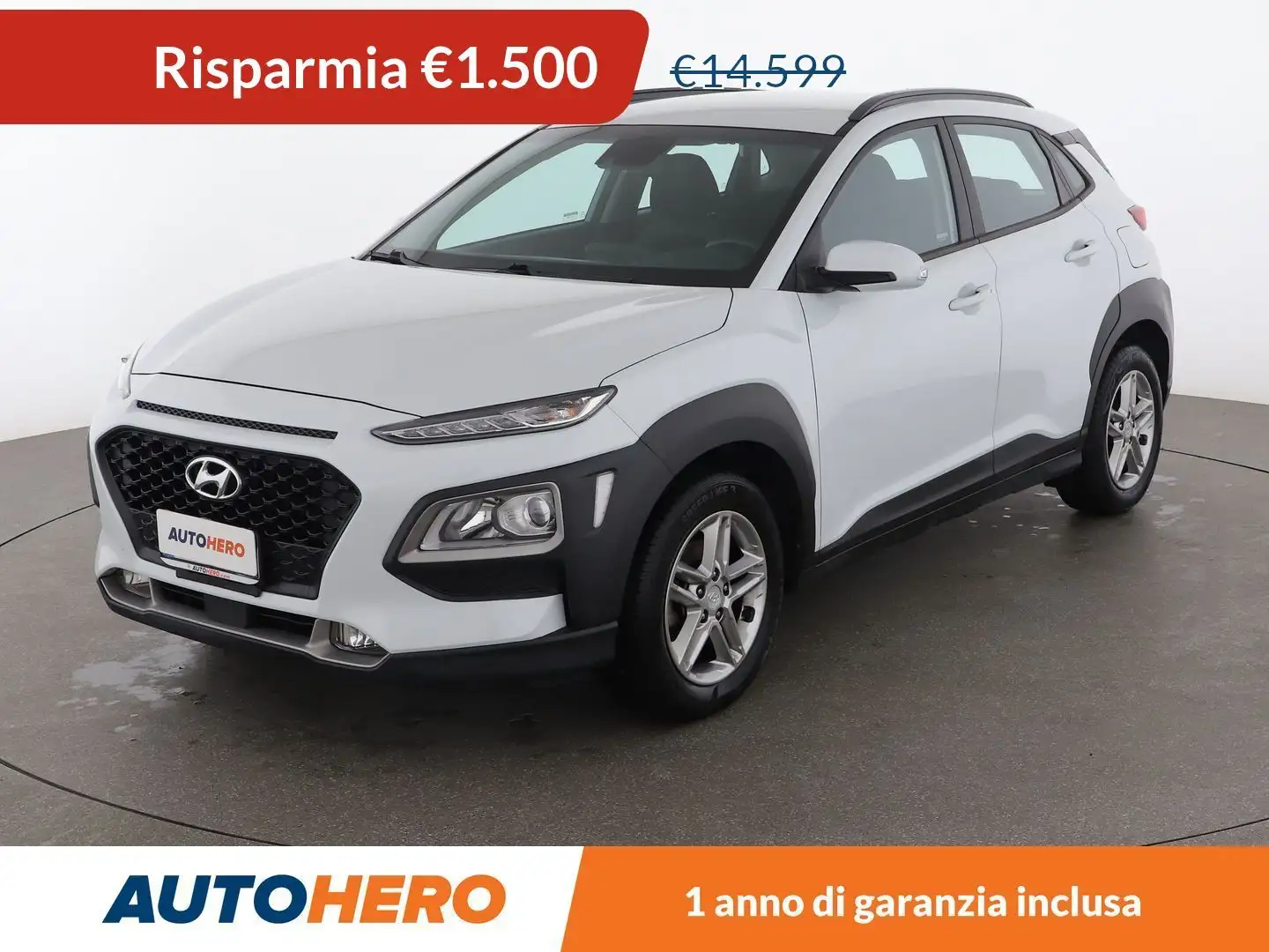Hyundai KONA 1.0 TGDI XTech Blanc - 1