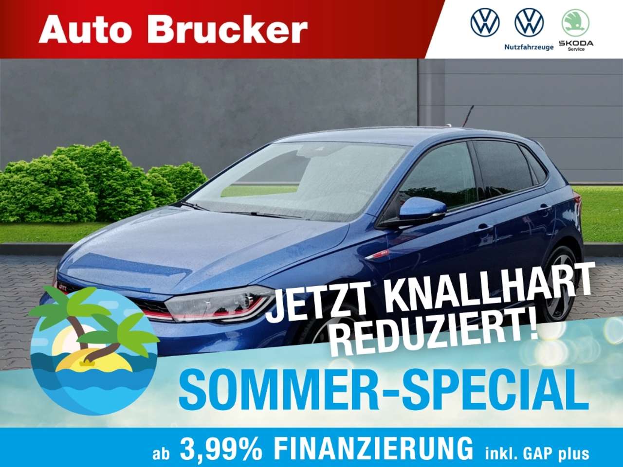 Volkswagen Polo 2022 — VI 2.0 TSI GTI SHZ+PDC+Temp