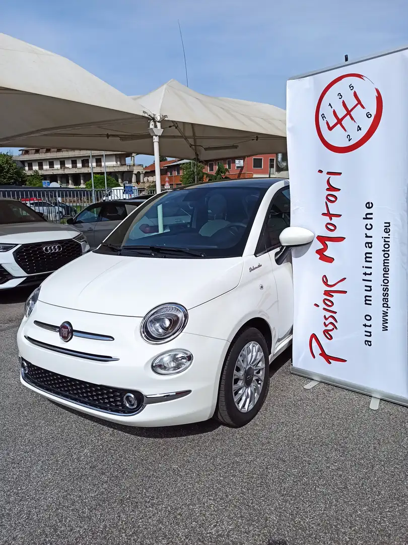Fiat 500 1.0 hybrid Dolcevita 70cv Blanc - 1