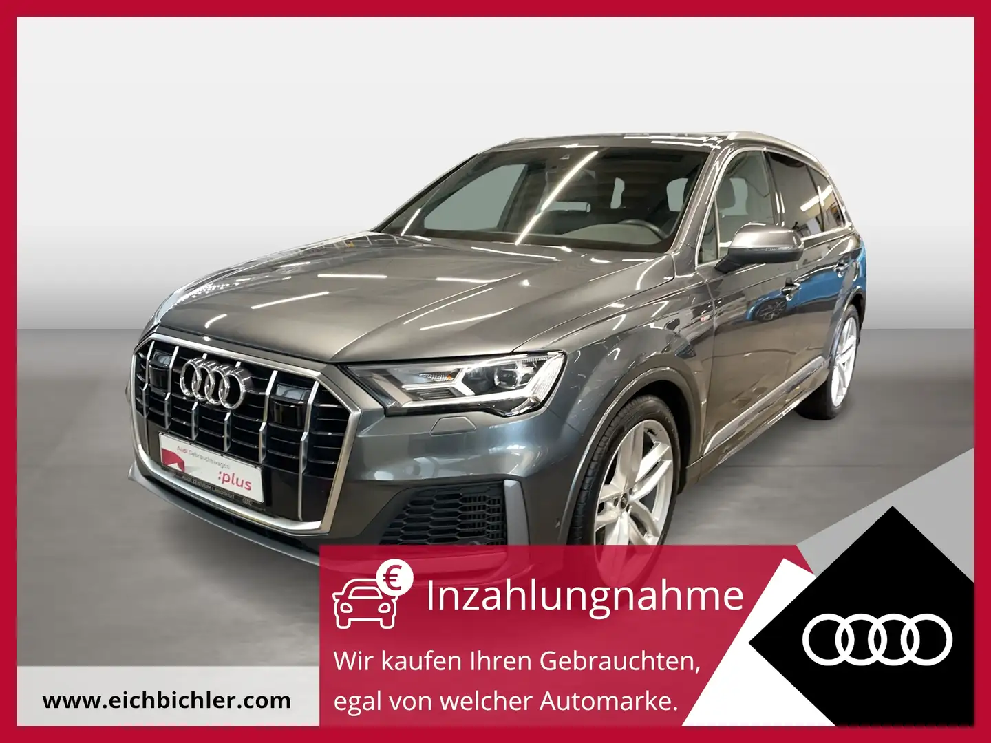 Audi Q7 55 TFSI quattro tiptronic S line Luft Pano Gris - 1