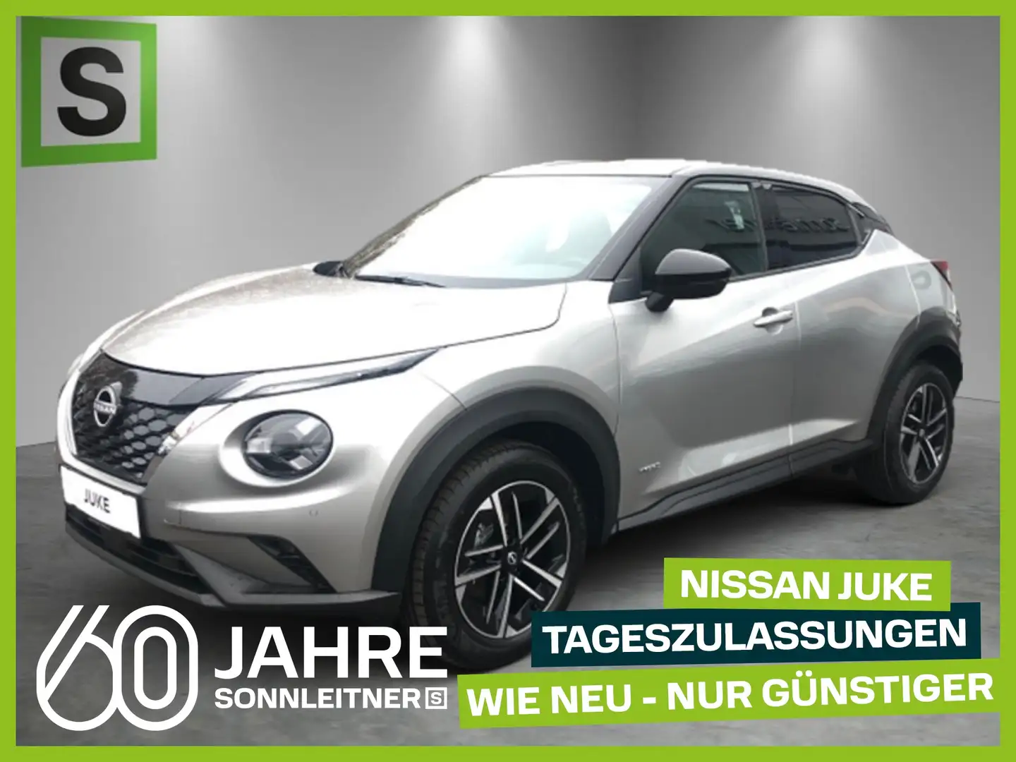 Nissan Juke JUKE N-Connecta 1.6 Hybrid 143PS 4AMT ohne LRB Silber - 1