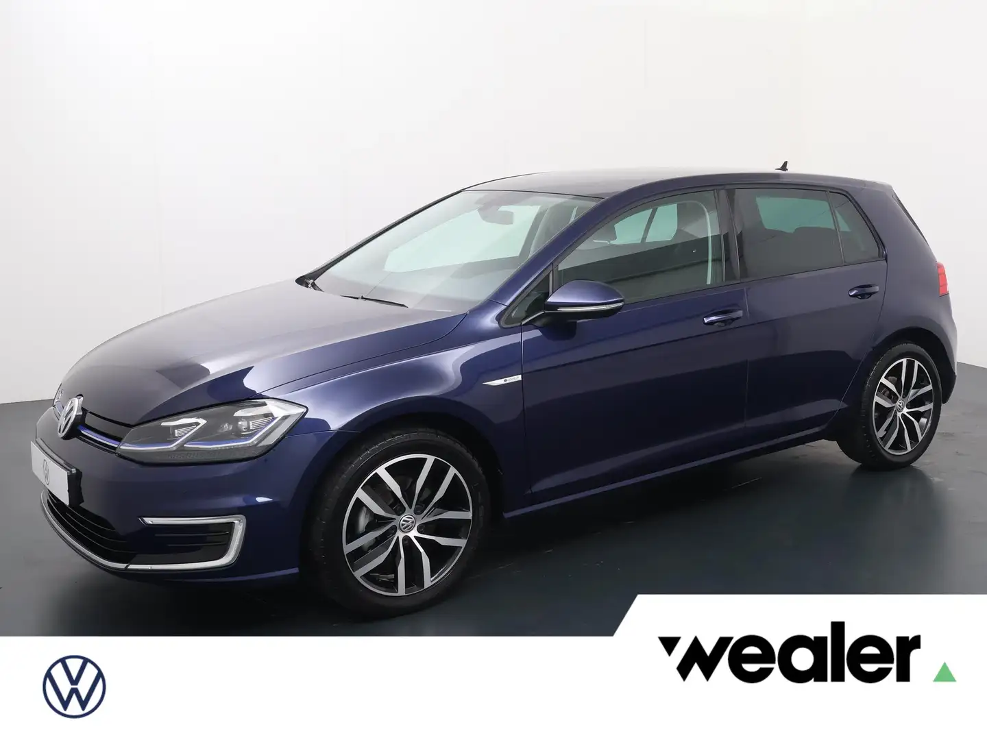 Volkswagen e-Golf E-DITION | 136 PK | Warmtepomp | Navigatiesysteem Blauw - 1