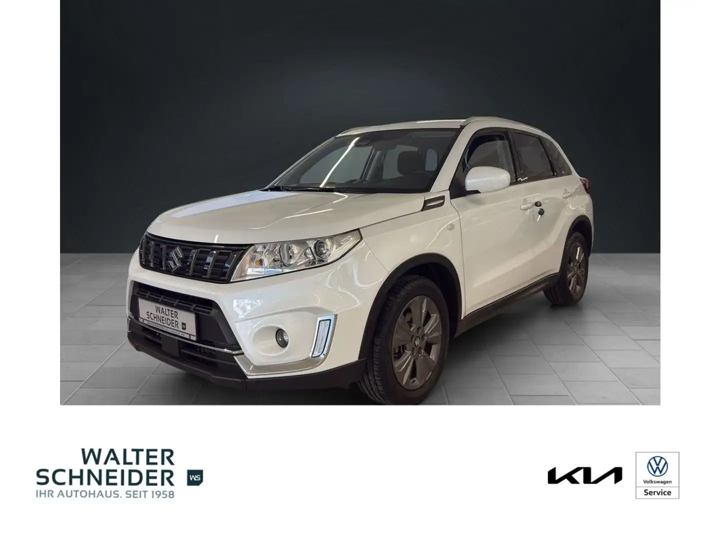 Suzuki Vitara 1.0 Comfort 4x4 AHK Navi PDC ACC GRA SHZ Weiß - 1