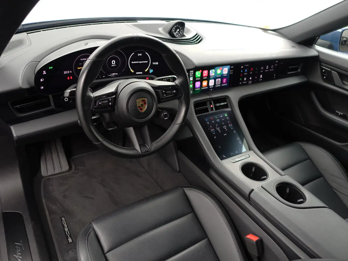 Porsche Taycan Performance 84 kWh- Bijrijdersdisplay, Panoramadak Bleu - 2