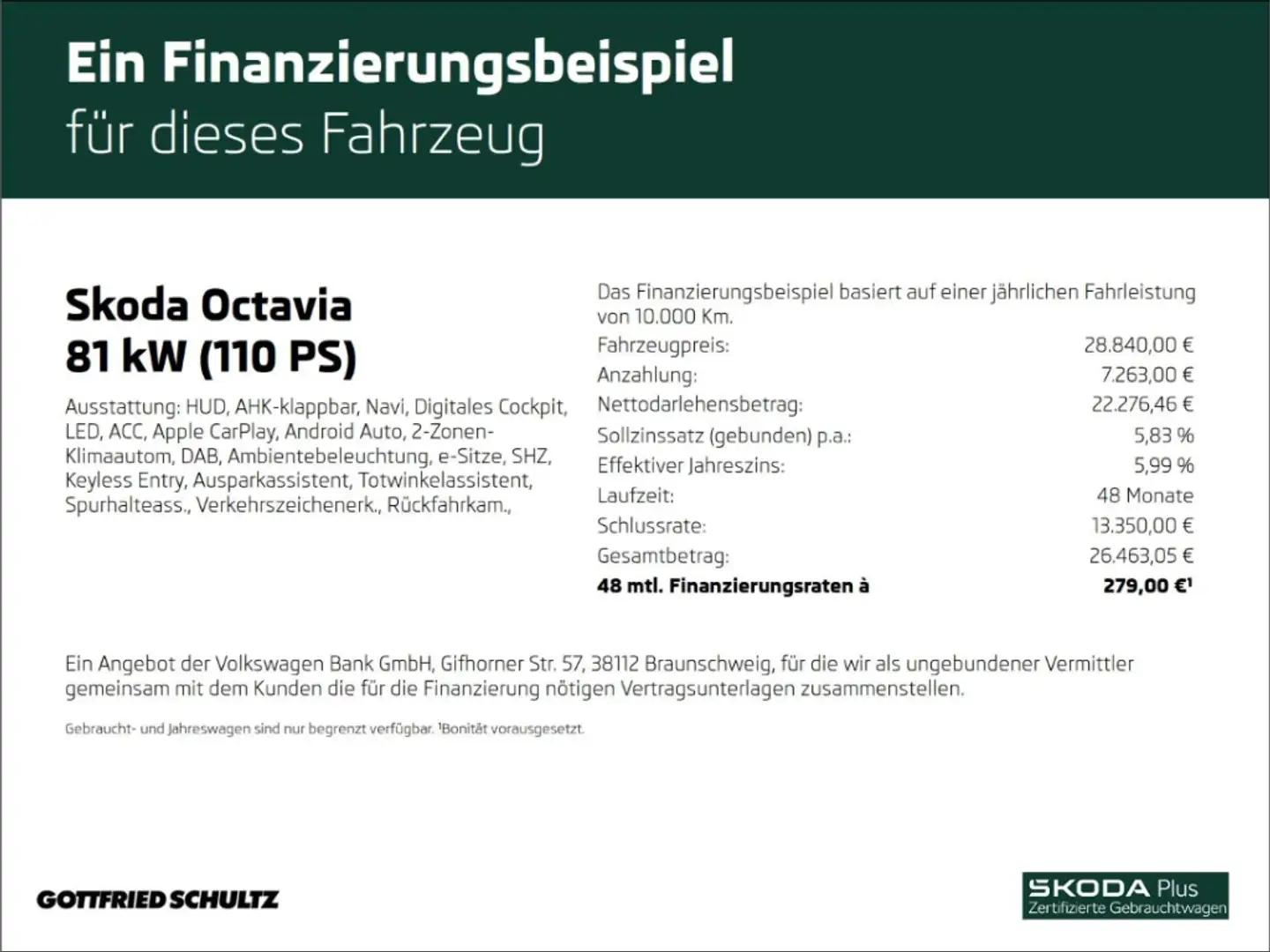 Skoda Octavia Combi Style AHK KAMERA NAVI LED Gris - 2