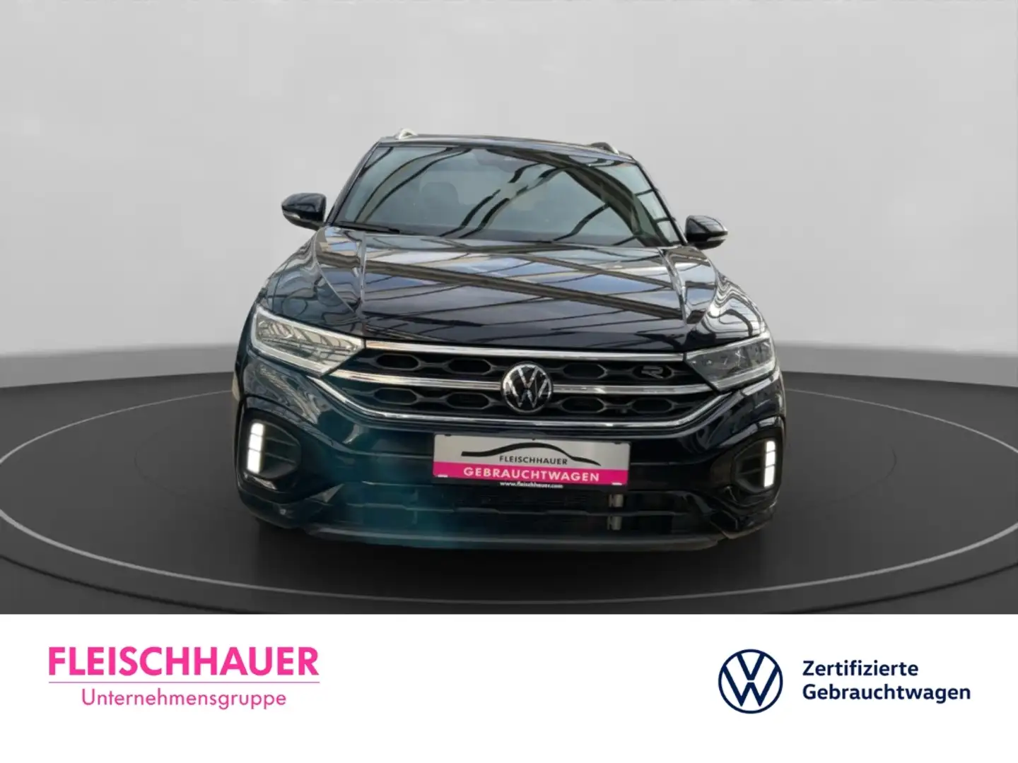 Volkswagen T-Roc 1.5 TSI DSG R-Line Sportpaket AHK-ab.r Navi VC NW- Schwarz - 2