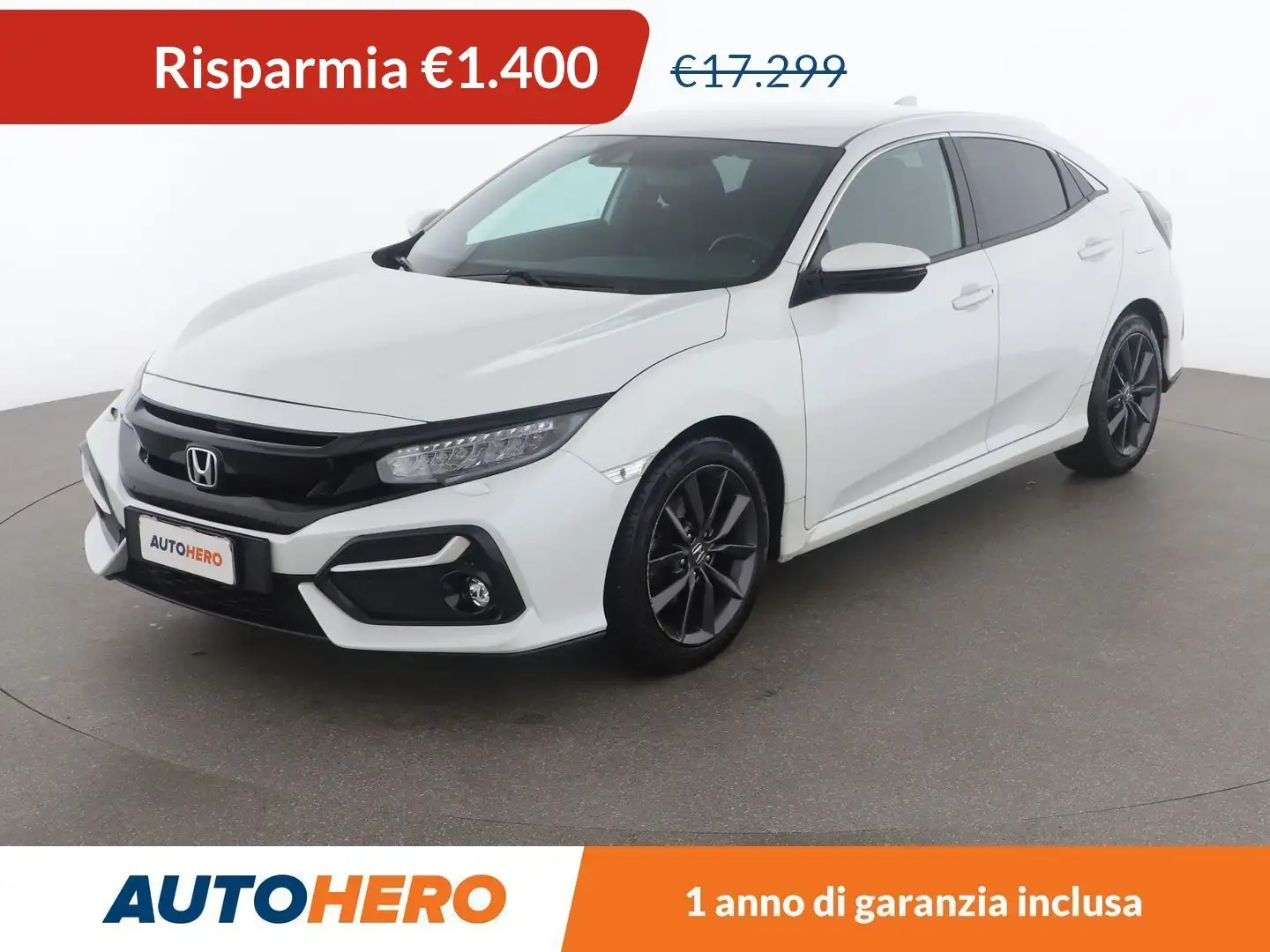 Honda Civic 1.0 VTEC Elegance Navi Bianco - 1