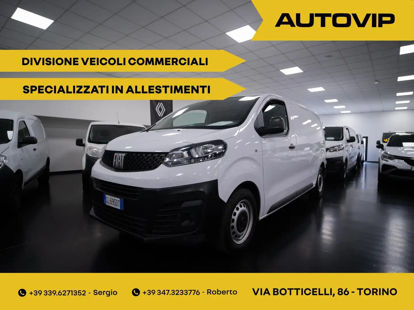 Fiat Scudo ICE 2022 Ice 1.5 bluehdi 120cv L2H1 (Business) Bianco - 1