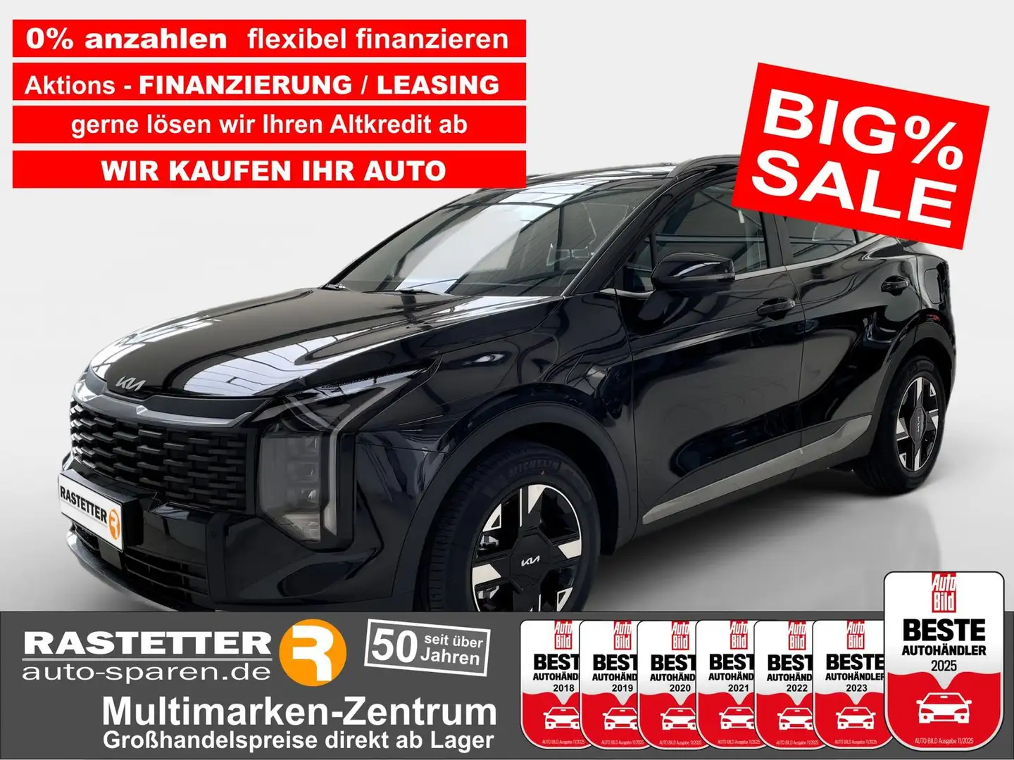 Kia Sportage T-GDI DCT Vision 7Jahre+Navi+ACC+Kamera+virtCP+Sit Negro - 1