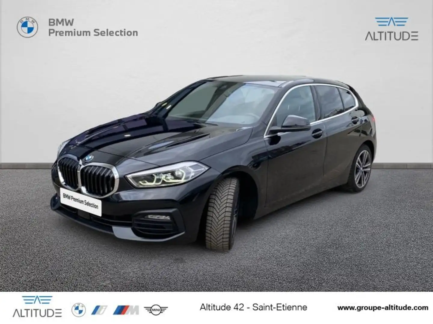 BMW 118 118dA 150ch Business Design Zwart - 1