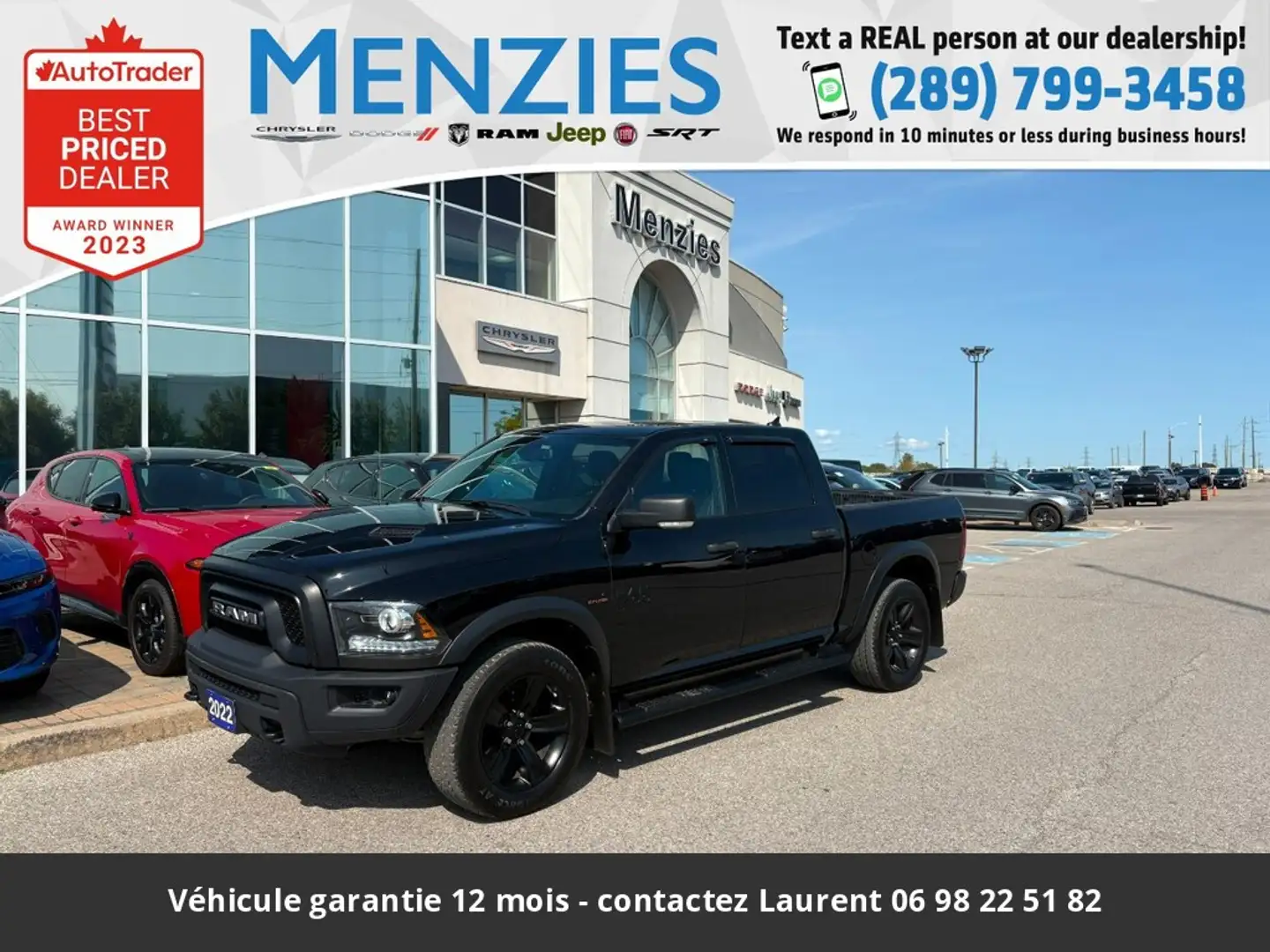 Dodge RAM Classic Warlock 5.7L 4x4 Tout compris hors homologation 4500e Noir - 1