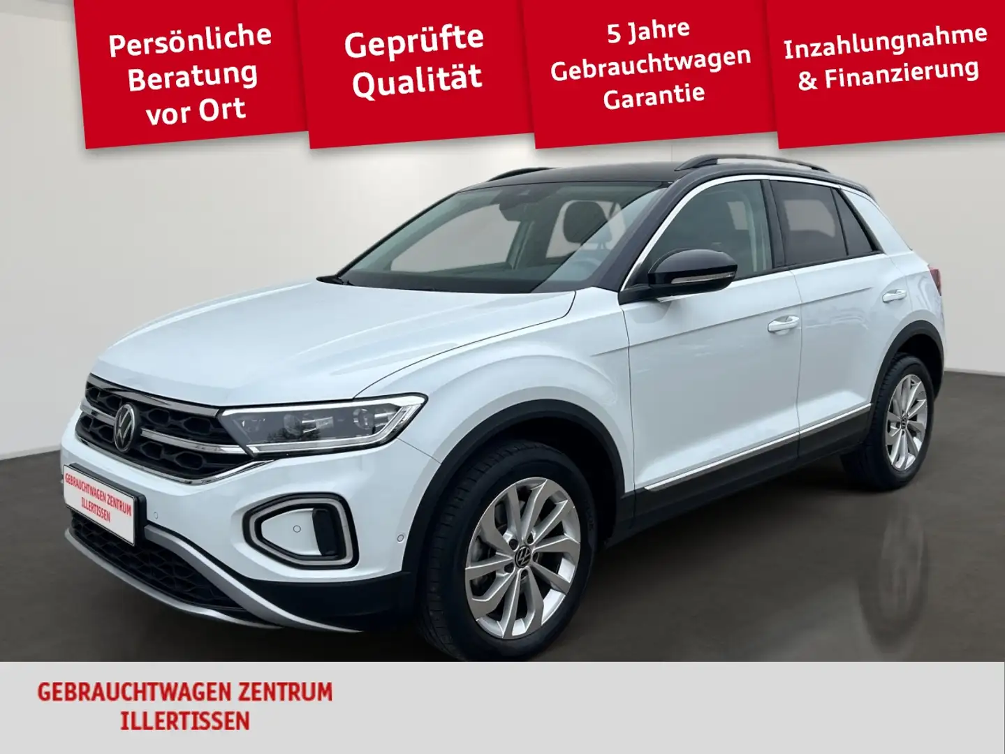 Volkswagen T-Roc 2.0 TDI Style *LED*PDC*NAVI*SITZH* Blanc - 1
