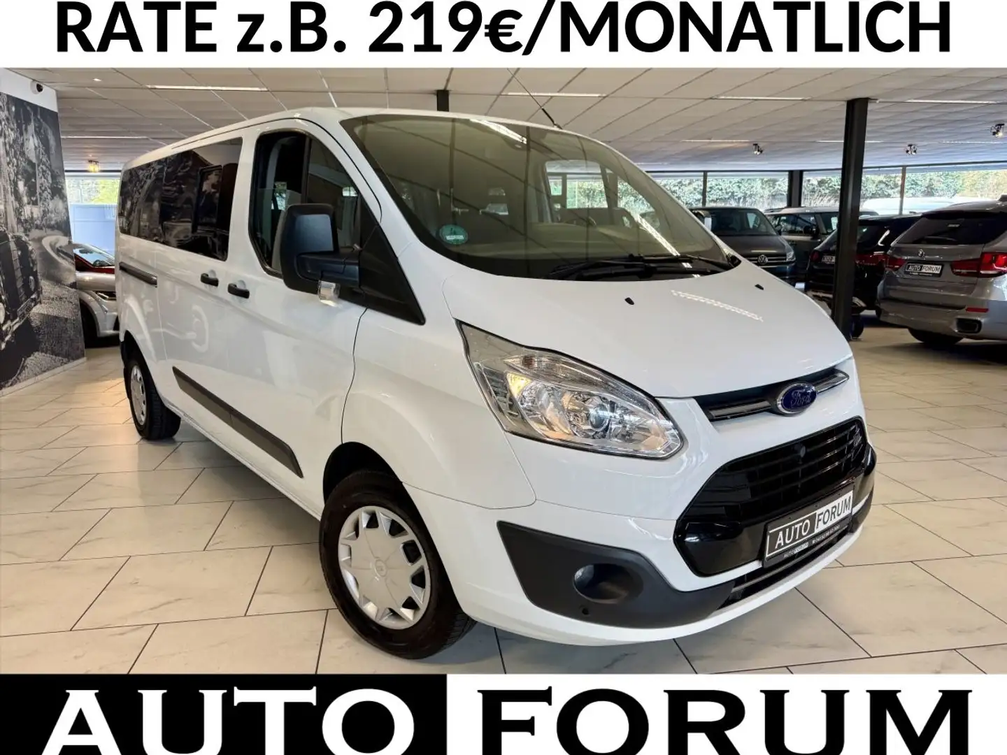 Ford Transit Custom 2.0 D L2 9STZ AHK KLIMA ACC CAM Blanc - 1