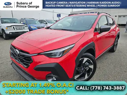 Red 2026 Subaru Crosstrek Limited AWD SUV / Crossover All-Wheel Drive Continuously Variable Transmission