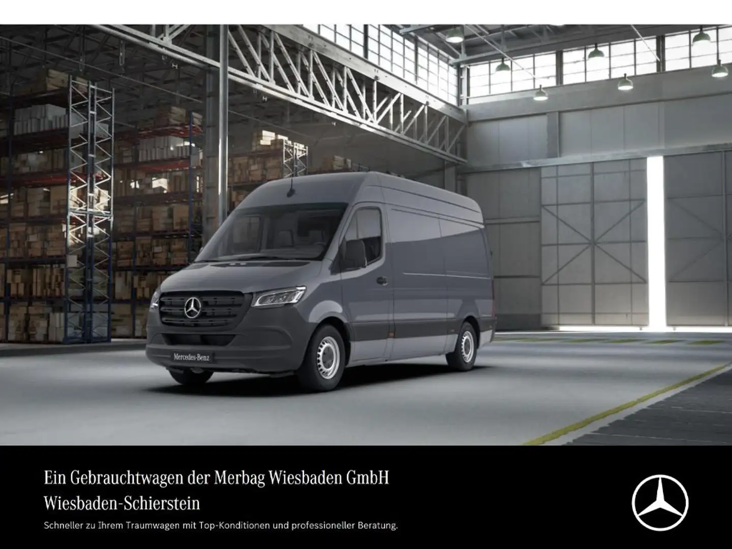 Mercedes-Benz Sprinter 319 CDI 360° Kamera LED MBUX TEMPOMAT Grau - 1