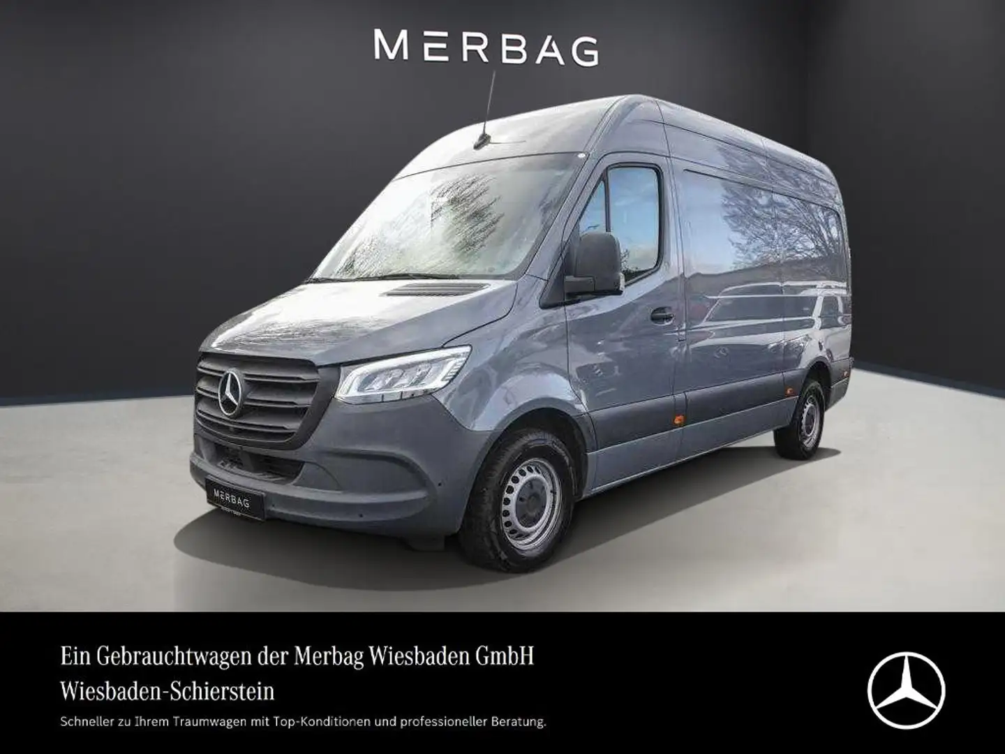 Mercedes-Benz Sprinter 319 CDI 360° Kamera LED MBUX TEMPOMAT Gris - 1