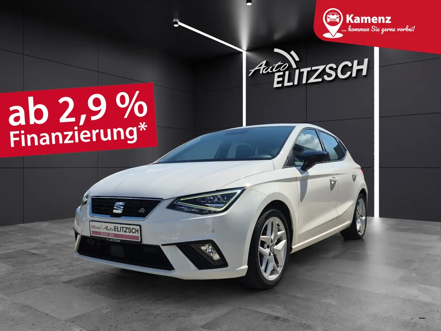 SEAT Ibiza TSI FR-Line Beats LED Navi AID ACC RFK SH Weiß - 1