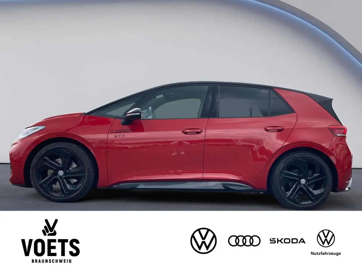 Volkswagen ID.3 GTX Keyless+FrontAssist+ParkAssist+NAVI+ACC Rojo - 2