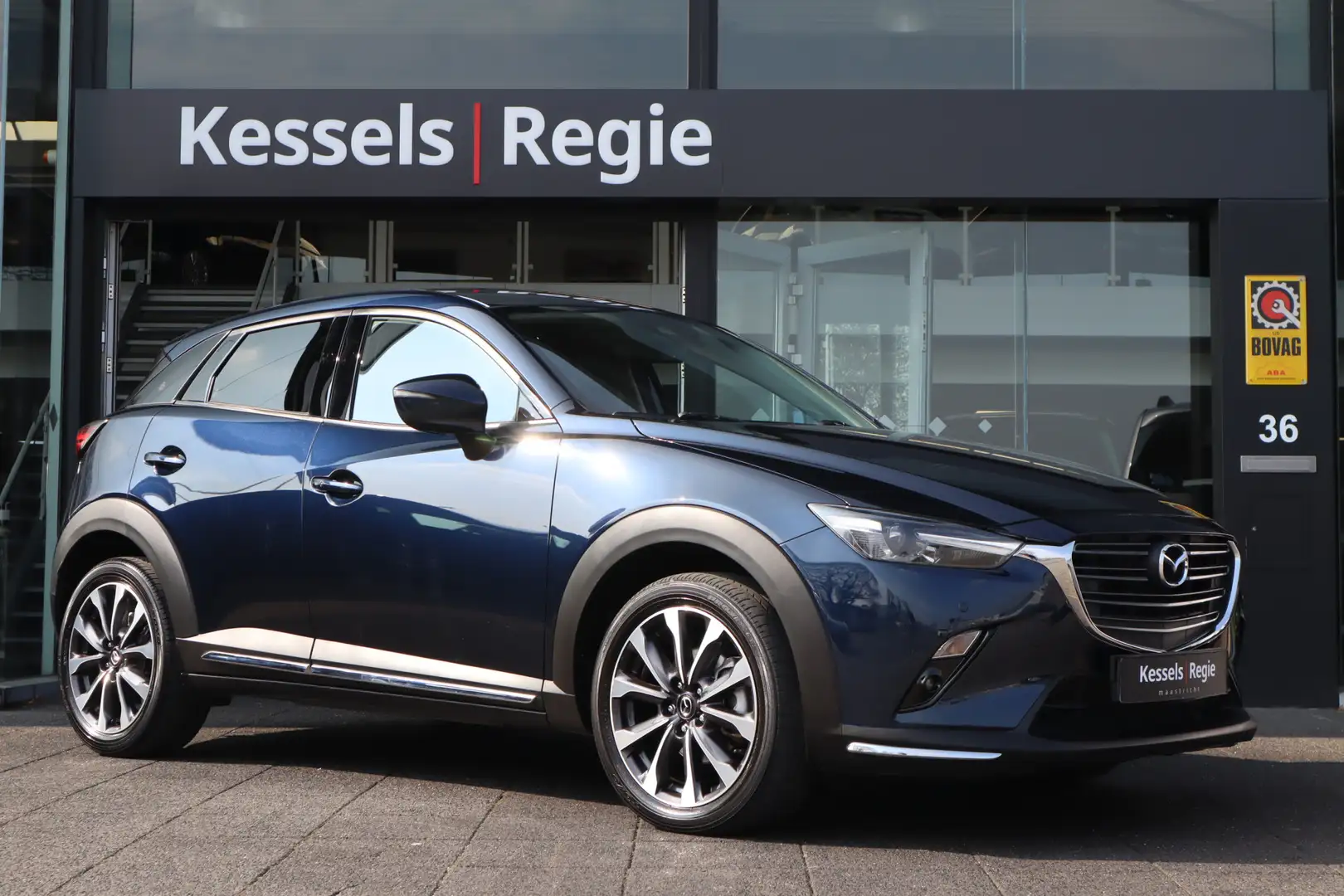 Mazda CX-3 2.0 SkyActiv-G 120 Automaat Dynamic HuD LED Camera Bleu - 2