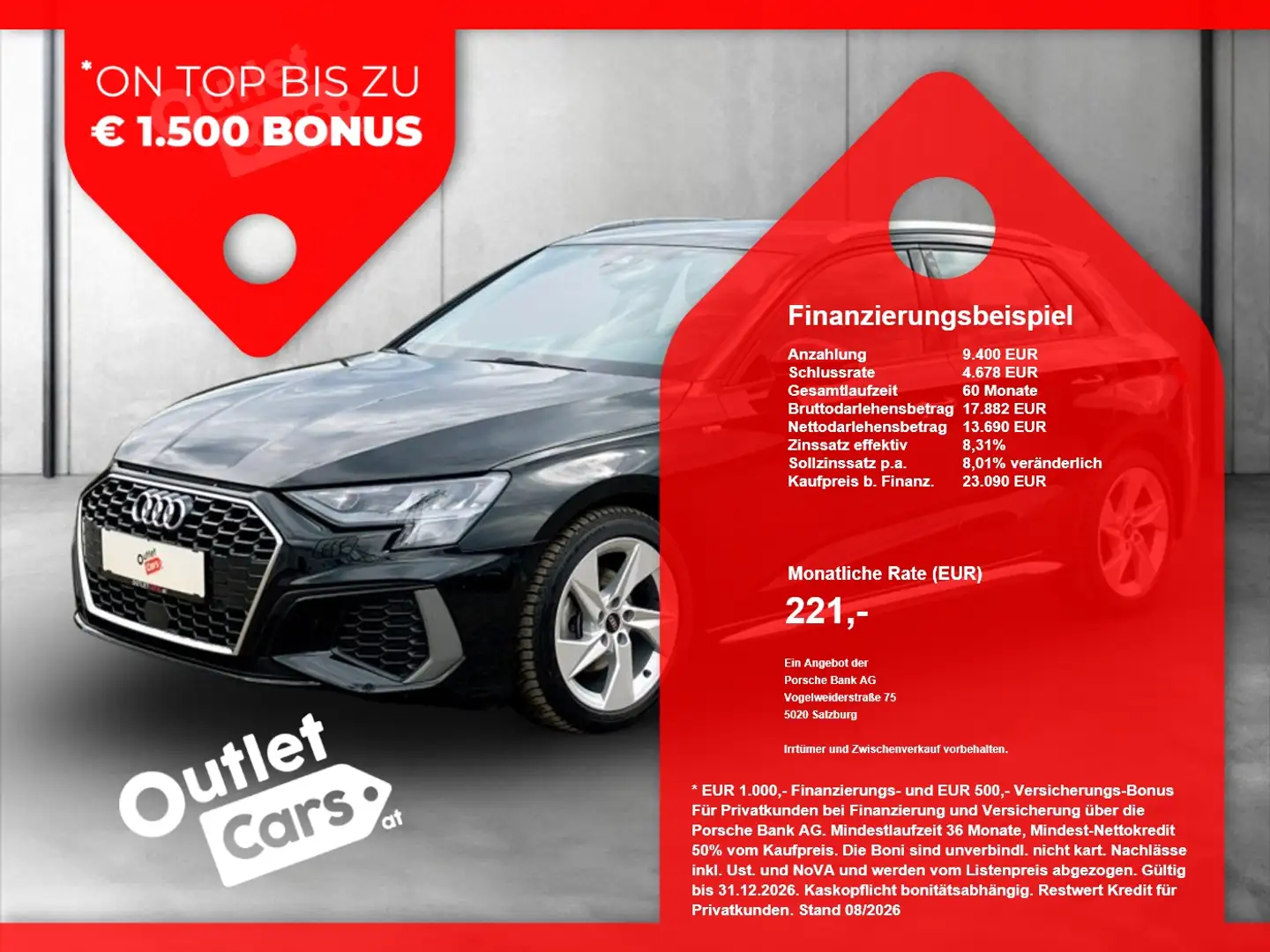 Audi A3 Sportback 35 2.0 TDI S-Line NAV+LED+SHZ+PDC+ Schwarz - 1