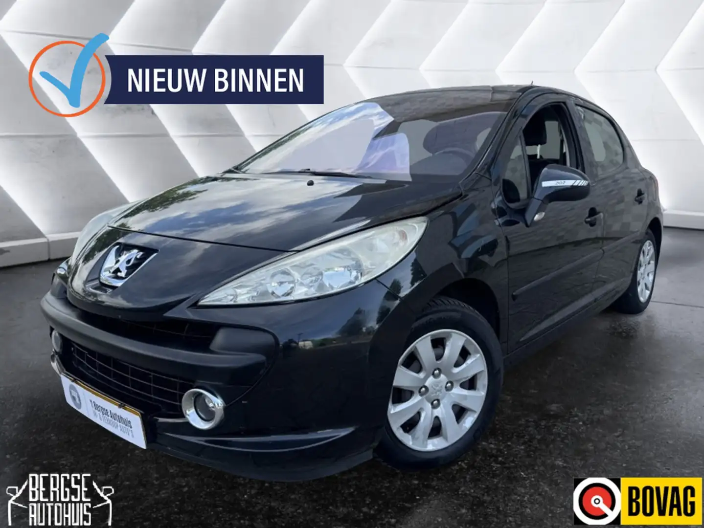 Peugeot 207 1.6 VTi XS Carplay Clima Cruise Zwart - 1