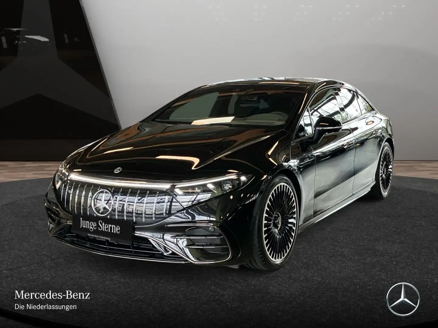 Mercedes-Benz EQS 53 AMG 4M Driversp Fahrass Pano Burmester HUD Schwarz - 2