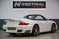 Porsche 997 Turbo Cabrio Cambio Manuale Freni Carbo 27500 km Weiß - thumbnail 5