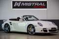 Porsche 997 Turbo Cabrio Cambio Manuale Freni Carbo 27500 km Weiß - thumbnail 2