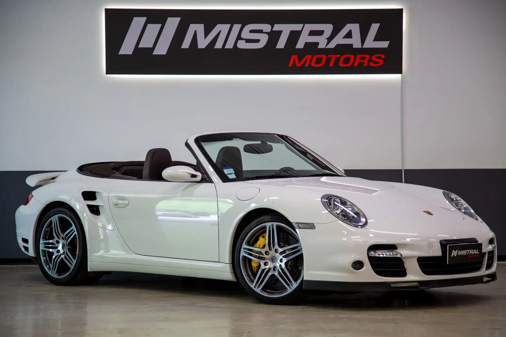 Porsche 997 Turbo Cabrio Cambio Manuale Freni Carbo 27500 km Weiß - 2