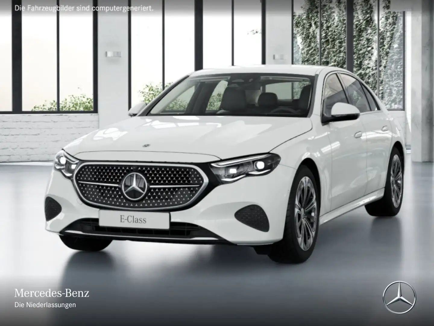 Mercedes-Benz E 300 e Hybrid Avantgarde 360° Distr. Spurhalt-Ass Weiß - 2