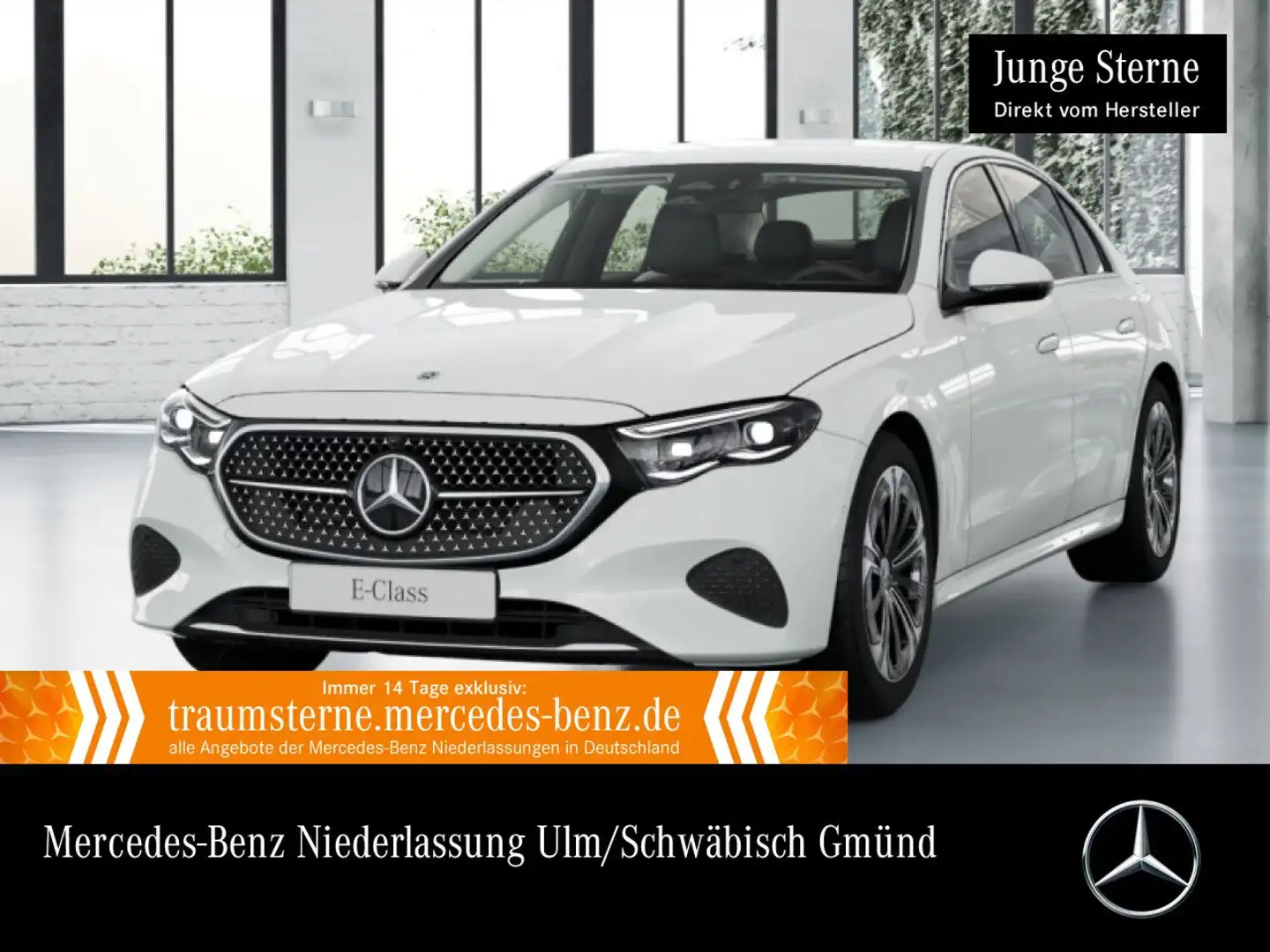 Mercedes-Benz E 300 e Hybrid Avantgarde 360° Distr. Spurhalt-Ass Weiß - 1