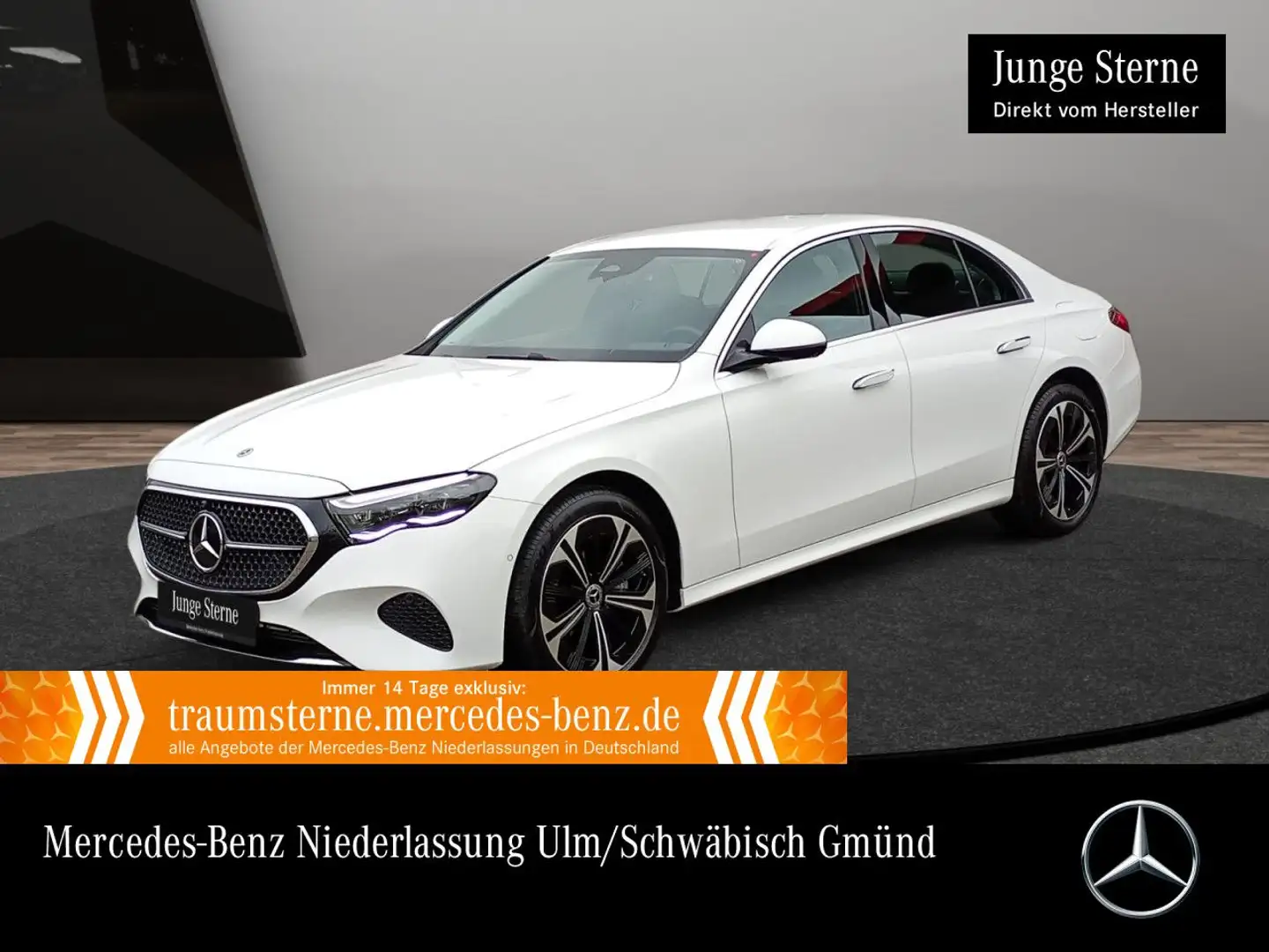 Mercedes-Benz E 300 e Hybrid Avantgarde 360° Distr. Spurhalt-Ass Weiß - 1